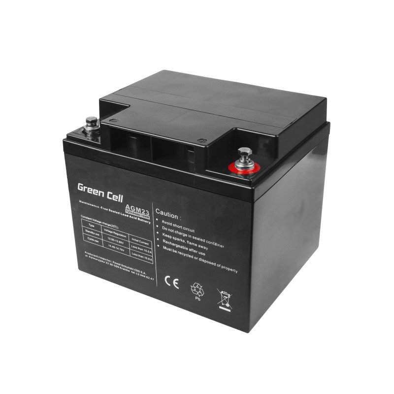 GREEN CELL Battery AGM 12V 44 Ah