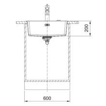 Sink Franke Maris 125.0683.183, granite