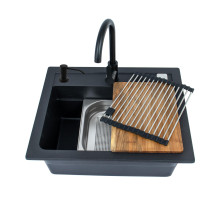 SINK ATROX30 G91 WITH MIXER BLACK SINK ATROX30 G91 WITH MIXER BLACK
