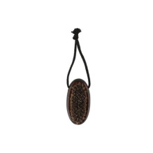 RENTO OVAL NAIL BRUSH BAMBOO DARK