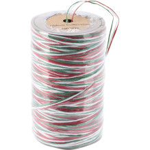 Rope, white / red / green