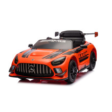 Children's electric car Mercedes AMG GT3, black / orange Children's electric car Mercedes AMG GT3, black / orange