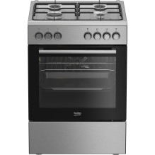 Gas stove with electric...