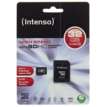 KORTELĖ ATMINTIES INTENSO MICRO SDHC 32 GB KORTELĖ ATMINTIES INTENSO MICRO SDHC 32 GB