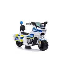 Children's electric motorcycle Police, blue / white Children's electric motorcycle Police, blue / white
