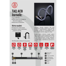 FLEXIBLE HOSE 50CM ACB M3 / 8-F3 / 8 FLEXIBLE HOSE 50CM ACB M3 / 8-F3 / 8