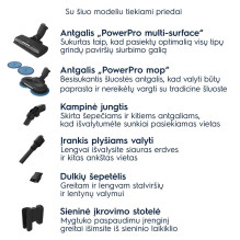VACUUM CLEANER STICK ELECTROLUX EP71B14WET