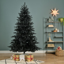 Artificial Christmas tree Christmas Touch Black 180 cm