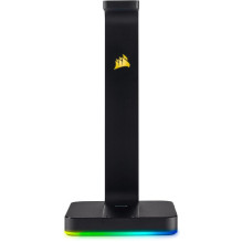 Ausinių stovas Corsair ST100 RGB Premium, juoda