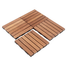 Terrace tiles, thermo ash, 30 x 30 x 2 cm, brown, 6 pcs Terrace tiles, thermo ash, 30 x 30 x 2 cm, brown, 6 pcs