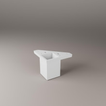 KOJA BALD 40X40X60 TERMOPLAST ABS BALTA KOJA BALD 40X40X60 TERMOPLAST ABS BALTA