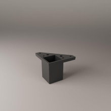 ABS LEG 40X40 L60 BLACK ABS LEG 40X40 L60 BLACK