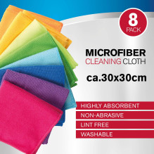 Cloth, multi colour, 8 pcs
