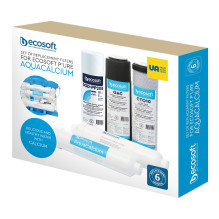 Filtravimo kasečių komplektas Ecosoft AquaCalcium, 10" Filtravimo kasečių komplektas Ecosoft AquaCalcium, 10"