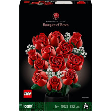 Konstruktorius LEGO® Icons Rožių puokštė 10328