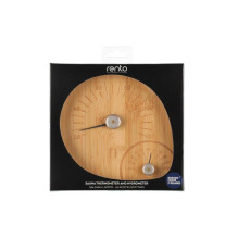 Sauna thermometer with humidity meter Rento, beige Sauna thermometer with humidity meter Rento, beige