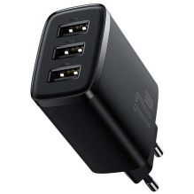 Charger Baseus CCXJ020101, 3 x USB, black