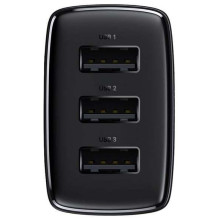 Charger Baseus CCXJ020101, 3 x USB, black