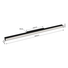 Luminaire Modoled Magnetic, 18 W, LED, 3000 - 6000 °K