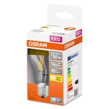Lemputė Osram LED, A60, E27, 6,5W, 650lm, 2700K, auksinė