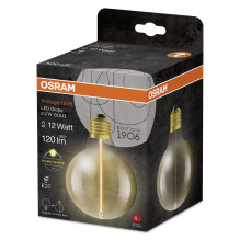 LEMPUTĖ OSRAM LED, G95, E27, 2.2W,120LM, 2700K