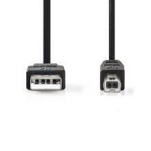 USB 2.0 Cable A Male - B Male 3.0 m Black USB 2.0 Cable A Male - B Male 3.0 m Black
