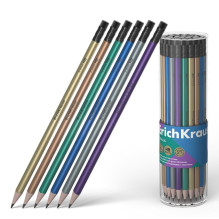 Grafito pieštukas Erichkrause Metallic triang. HB įv. sp. Grafito pieštukas Erichkrause Metallic triang. HB įv. sp.