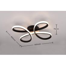 Luminaire ceiling Trio Fly 645610132, 22 W, 3000 °K Luminaire ceiling Trio Fly 645610132, 22 W, 3000 °K