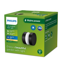 Luminaire Philips LAVEN 929003362401, 6W, LED, IP44, black