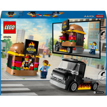 Konstruktorius LEGO® City Mėsainių sunkvežimis 60404 Konstruktorius LEGO® City Mėsainių sunkvežimis 60404