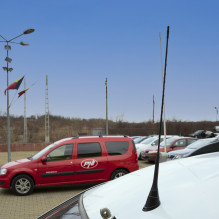 CB antenna PNI Duplex 2000 CB-FM, 26-28MHz (CB), 87-108MHz (FM), CB cable and FM cable 5 meters, fiberglass, length 490 