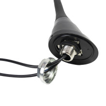 CB antenna PNI Duplex 2000 CB-FM, 26-28MHz (CB), 87-108MHz (FM), CB cable and FM cable 5 meters, fiberglass, length 490 