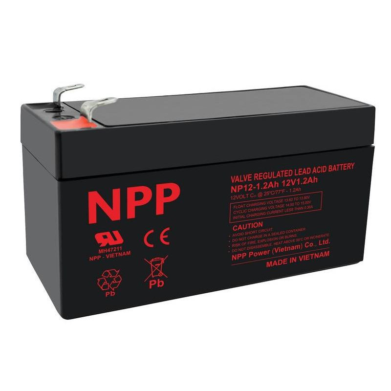Battery NPP, 12V 1.2 AH