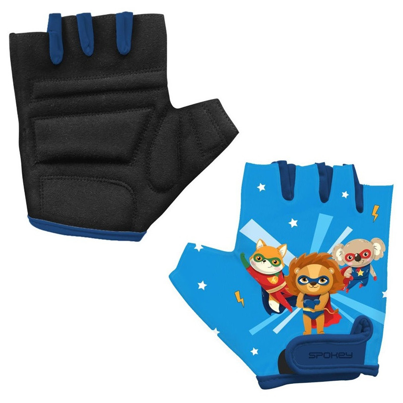 Cycling gloves for children Spokey Play, blue, XS