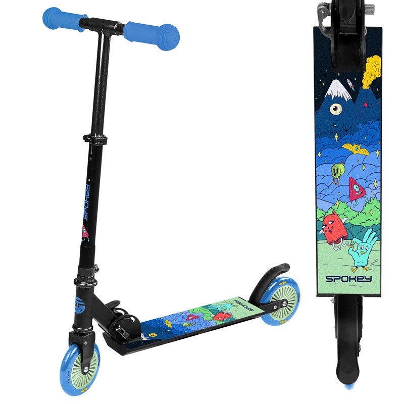 Scooter Spokey Duke, blue / black / green