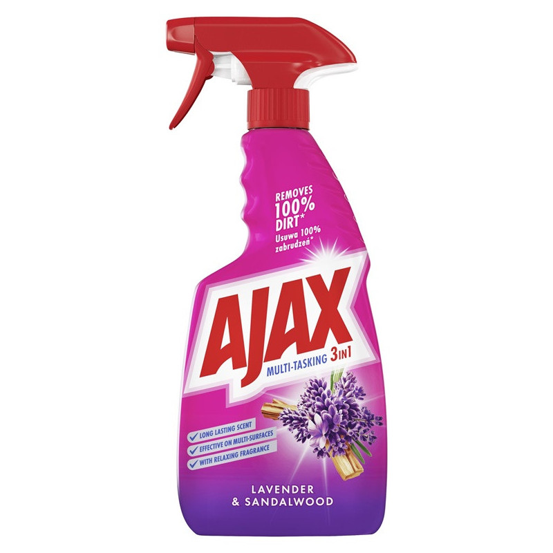 CLEANER AJAXLAVENDER &amp; SANDALWOOD 500ML