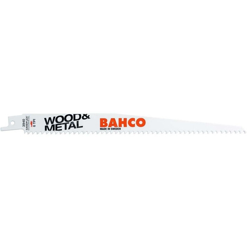 Tiesinio pjūklo geležtės Bahco 5 / 8TPI 150x1.3mm, 2 vnt.