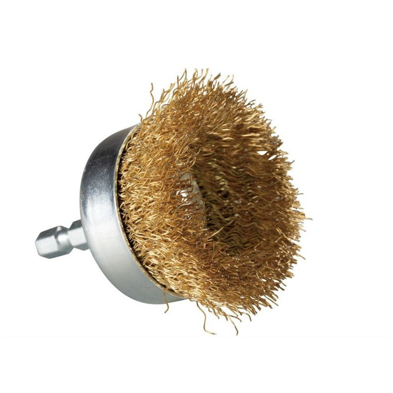 WIRE CUP BRUSH (BRASS COATED)