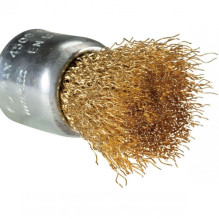 WIRE END BRUSH (BRASS COATED)