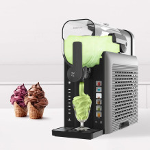 Home and Kitchen Appliance - Taurus Flow Ice Cream Maker 2.5L, Automatic Shut-Off, Ready Signal, White