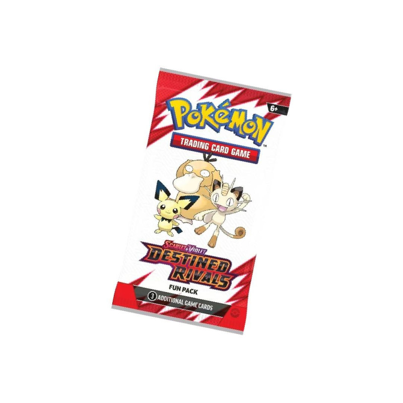 Trading Card Game - Pokémon Scarlet Violet: Destined Rivals Booster Expansion, 3 Exclusive Cards, Collectible
