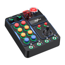 Control Box - PXN CB1 Wired Button Controller, 30 Programmable Buttons, USB-C, Black