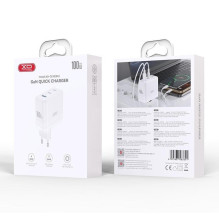 Įkroviklis XO CE35 100W 2xUSB-C / USB-A baltas Įkroviklis XO CE35 100W 2xUSB-C / USB-A baltas