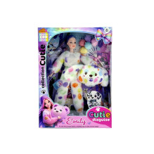 Lėlė Emily with Dog Costume QJ201B, 32 cm