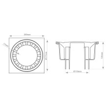 Trapas ACO 20x20 A15, ABS Plastikas Trapas ACO 20x20 A15, ABS Plastikas