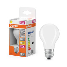 Lemputė Osram LED, A60, E27, 5.9W, 806lm, 2700K, DIM