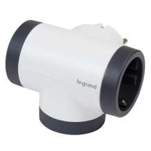 ADAPTER LEGRAND 694521 3PL WHITE / BLACK ADAPTER LEGRAND 694521 3PL WHITE / BLACK