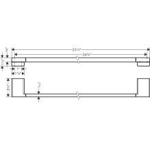 TOWEL HOOK ADDSTORIS Q HG CHROME