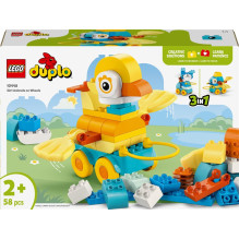 LEGO® DUPLO® 3in1 Animals on Wheels 10448, 58 pcs