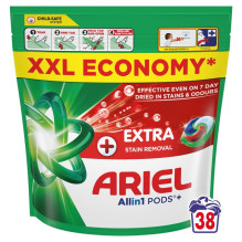 KAPSULĖS SKALB ARIEL EXTRA CLEAN 38VNT KAPSULĖS SKALB ARIEL EXTRA CLEAN 38VNT